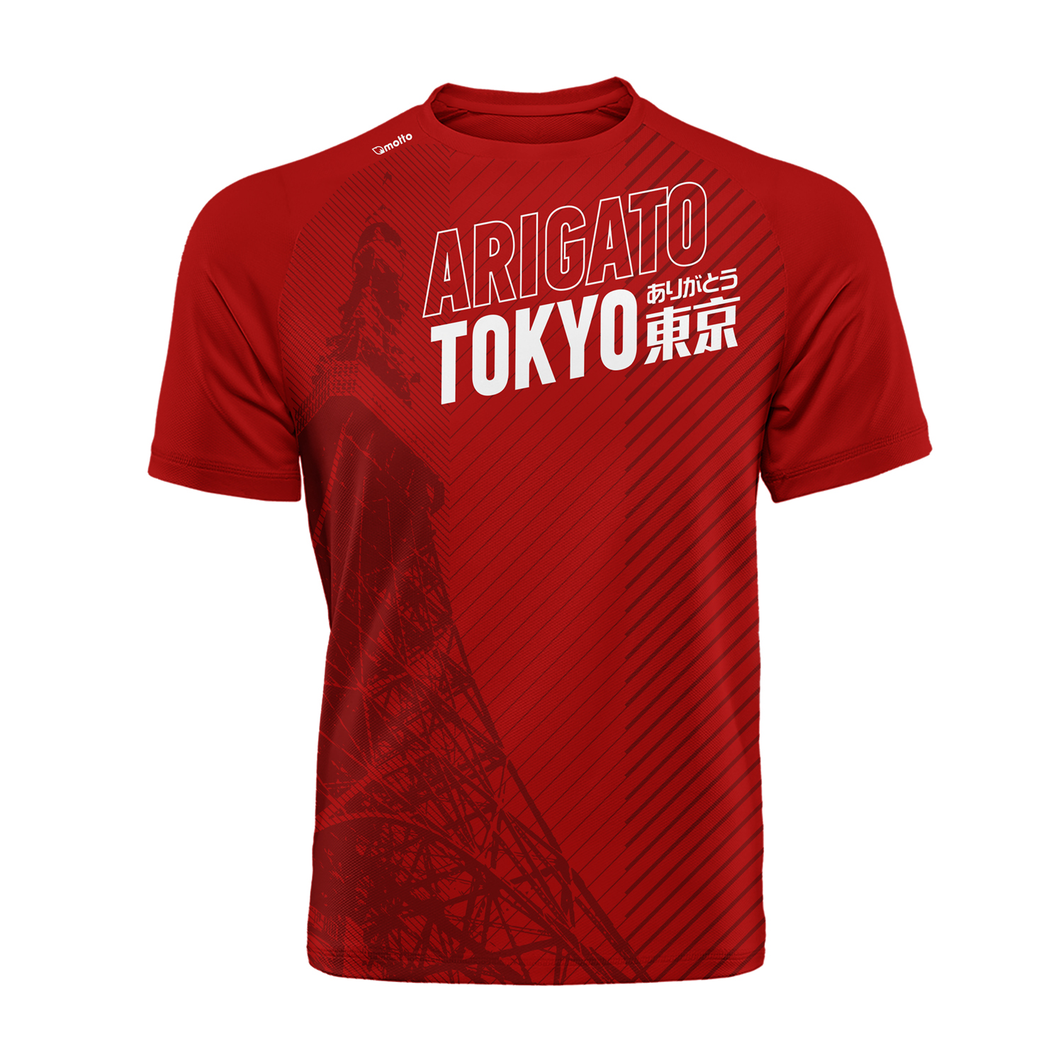 Arigato Tokyo T-shirt | Unisex | motto design